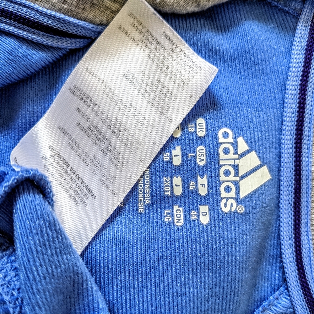 ❤️ 3/$25 Retro Adidas Track Jacket Full Zip Up - Picture 7 of 8